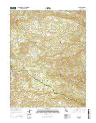 Aukum California Current topographic map, 1:24000 scale, 7.5 X 7.5 Minute, Year 2015