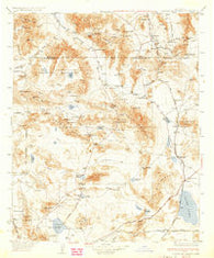 Avawatz Mountains California Historical topographic map, 1:250000 scale, 1 X 1 Degree, Year 1933