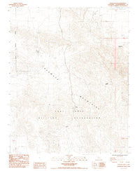 Avawatz Pass California Historical topographic map, 1:24000 scale, 7.5 X 7.5 Minute, Year 1985
