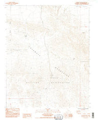 Avawatz Pass California Historical topographic map, 1:24000 scale, 7.5 X 7.5 Minute, Year 1985