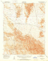 Avawatz Pass California Historical topographic map, 1:62500 scale, 15 X 15 Minute, Year 1951