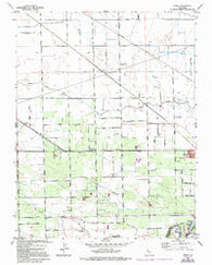 Avena California Historical topographic map, 1:24000 scale, 7.5 X 7.5 Minute, Year 1952