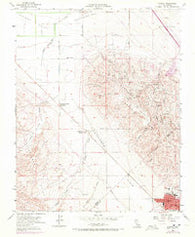 Avenal California Historical topographic map, 1:24000 scale, 7.5 X 7.5 Minute, Year 1954