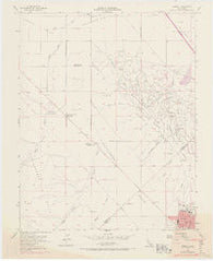 Avenal California Historical topographic map, 1:24000 scale, 7.5 X 7.5 Minute, Year 1954