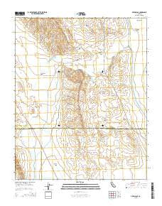 Avenal Gap California Current topographic map, 1:24000 scale, 7.5 X 7.5 Minute, Year 2015