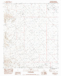 Aztec Mines California Historical topographic map, 1:24000 scale, 7.5 X 7.5 Minute, Year 1983