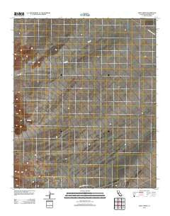 Aztec Mines California Historical topographic map, 1:24000 scale, 7.5 X 7.5 Minute, Year 2012