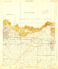 Azusa California Historical topographic map, 1:24000 scale, 7.5 X 7.5 Minute, Year 1928