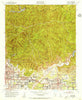 Azusa California Historical topographic map, 1:24000 scale, 7.5 X 7.5 Minute, Year 1953