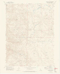 Babcock Peak California Historical topographic map, 1:24000 scale, 7.5 X 7.5 Minute, Year 1972