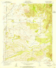 Bachelor Mtn. California Historical topographic map, 1:24000 scale, 7.5 X 7.5 Minute, Year 1953