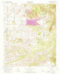 Bachelor Mtn. California Historical topographic map, 1:24000 scale, 7.5 X 7.5 Minute, Year 1953