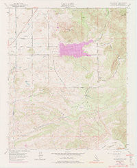 Bachelor Mtn California Historical topographic map, 1:24000 scale, 7.5 X 7.5 Minute, Year 1953