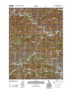 Badger Mountain California Historical topographic map, 1:24000 scale, 7.5 X 7.5 Minute, Year 2012