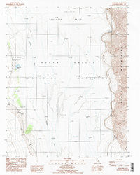 Badwater California Historical topographic map, 1:24000 scale, 7.5 X 7.5 Minute, Year 1986