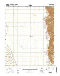 Badwater California Current topographic map, 1:24000 scale, 7.5 X 7.5 Minute, Year 2015
