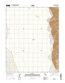 Badwater California Current topographic map, 1:24000 scale, 7.5 X 7.5 Minute, Year 2015