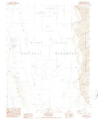 Badwater California Historical topographic map, 1:24000 scale, 7.5 X 7.5 Minute, Year 1986