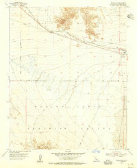 Bagdad SW California Historical topographic map, 1:24000 scale, 7.5 X 7.5 Minute, Year 1954