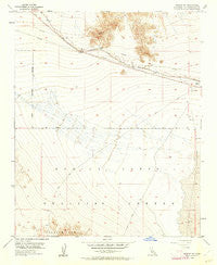 Bagdad SW California Historical topographic map, 1:24000 scale, 7.5 X 7.5 Minute, Year 1954