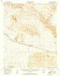 Bagdad California Historical topographic map, 1:62500 scale, 15 X 15 Minute, Year 1956