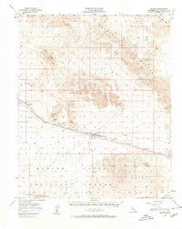 Bagdad California Historical topographic map, 1:62500 scale, 15 X 15 Minute, Year 1956