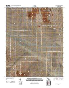 Bagdad SW California Historical topographic map, 1:24000 scale, 7.5 X 7.5 Minute, Year 2012