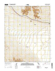Bagdad SW California Current topographic map, 1:24000 scale, 7.5 X 7.5 Minute, Year 2015