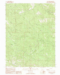 Bailey Ridge California Historical topographic map, 1:24000 scale, 7.5 X 7.5 Minute, Year 1991