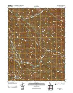 Bailey Ridge California Historical topographic map, 1:24000 scale, 7.5 X 7.5 Minute, Year 2012
