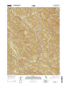 Bailey Ridge California Current topographic map, 1:24000 scale, 7.5 X 7.5 Minute, Year 2015