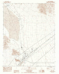 Baker California Historical topographic map, 1:24000 scale, 7.5 X 7.5 Minute, Year 1983