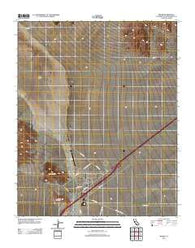 Baker California Historical topographic map, 1:24000 scale, 7.5 X 7.5 Minute, Year 2012