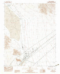 Baker California Historical topographic map, 1:24000 scale, 7.5 X 7.5 Minute, Year 1983