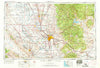 Bakersfield California Historical topographic map, 1:250000 scale, 1 X 2 Degree, Year 1962