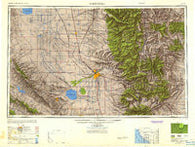 Bakersfield California Historical topographic map, 1:250000 scale, 1 X 2 Degree, Year 1948