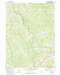 Bald Hills California Historical topographic map, 1:24000 scale, 7.5 X 7.5 Minute, Year 1982
