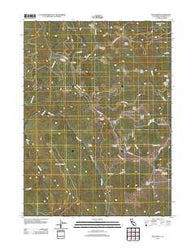 Bald Hills California Historical topographic map, 1:24000 scale, 7.5 X 7.5 Minute, Year 2012
