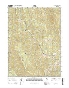 Bald Hills California Current topographic map, 1:24000 scale, 7.5 X 7.5 Minute, Year 2015