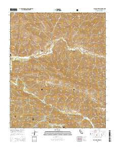 Bald Mountain California Current topographic map, 1:24000 scale, 7.5 X 7.5 Minute, Year 2015