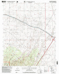Baldy Mesa California Historical topographic map, 1:24000 scale, 7.5 X 7.5 Minute, Year 1996