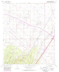 Baldy Mesa California Historical topographic map, 1:24000 scale, 7.5 X 7.5 Minute, Year 1956