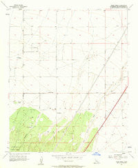 Baldy Mesa California Historical topographic map, 1:24000 scale, 7.5 X 7.5 Minute, Year 1956