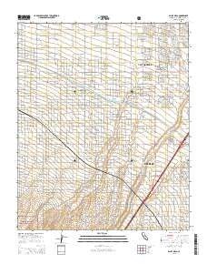 Baldy Mesa California Current topographic map, 1:24000 scale, 7.5 X 7.5 Minute, Year 2015