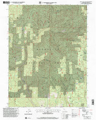 Ball Mountain California Historical topographic map, 1:24000 scale, 7.5 X 7.5 Minute, Year 1996