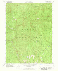 Ball Mountain California Historical topographic map, 1:24000 scale, 7.5 X 7.5 Minute, Year 1967
