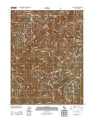Ball Mountain California Historical topographic map, 1:24000 scale, 7.5 X 7.5 Minute, Year 2012