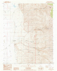 Ballarat California Historical topographic map, 1:24000 scale, 7.5 X 7.5 Minute, Year 1988