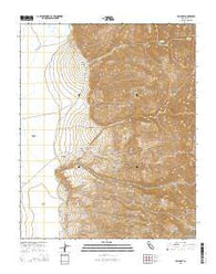 Ballarat California Current topographic map, 1:24000 scale, 7.5 X 7.5 Minute, Year 2015