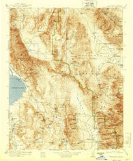 Ballarat California Historical topographic map, 1:250000 scale, 1 X 1 Degree, Year 1913
